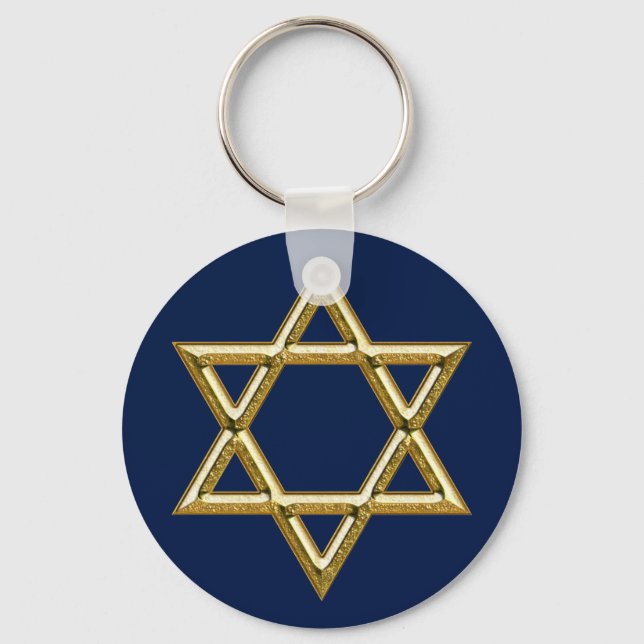 star of david key ring (Front)
