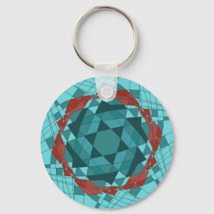 star of david key ring
