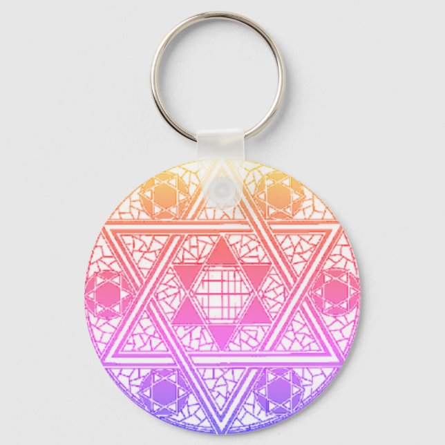 Star of David Keychain (Front)