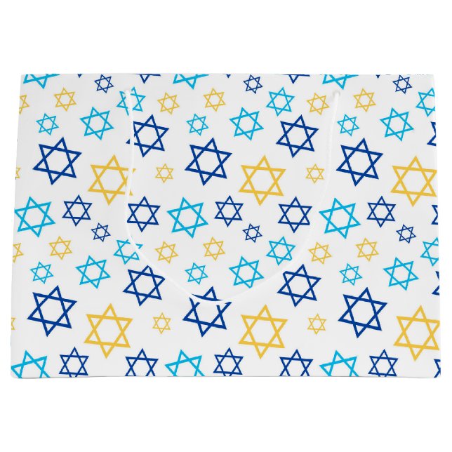Star of David Large Gift Bag (Front)