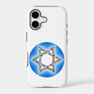 Star of David made with Gemstones