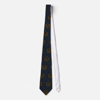 Star of David & Menorah Tie