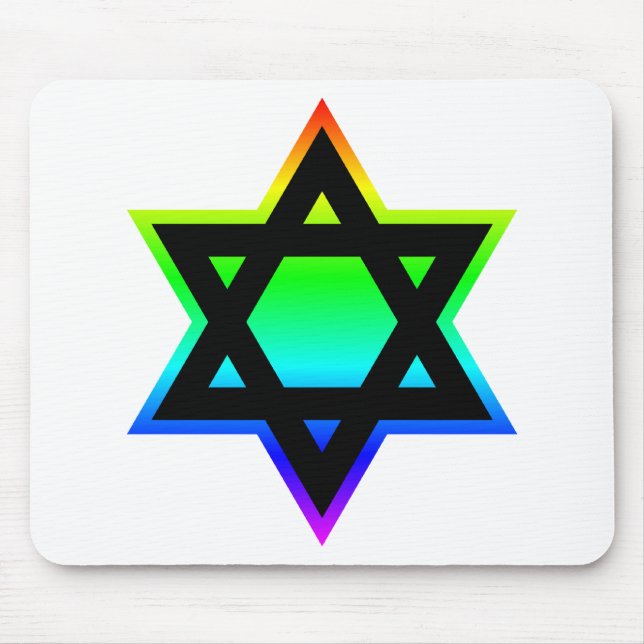 Star of David Mouse Mat (Front)