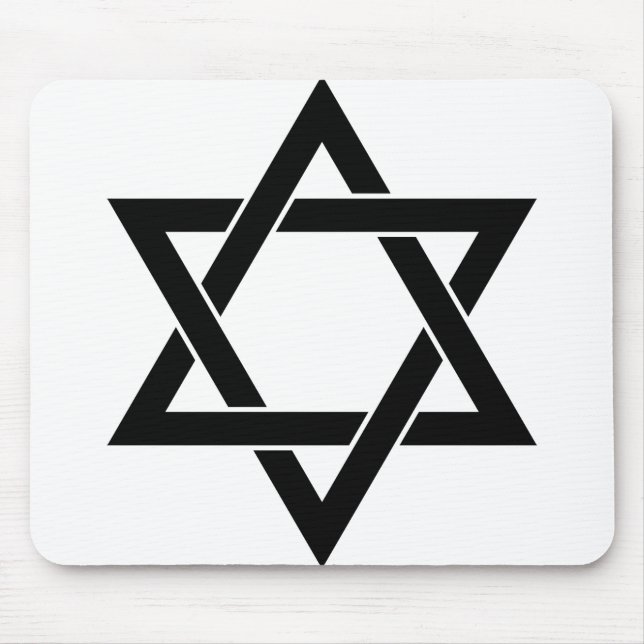 Star of David Mouse Mat (Front)