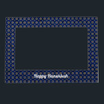 Star Of David Pattern Magnetic Frame<br><div class="desc">star of david pattern magnetic frame ...  happy hanukka</div>