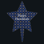 Star Of David Pattern Star Cake Topper<br><div class="desc">star of david pattern star cake topper ...  happy hanukkah</div>