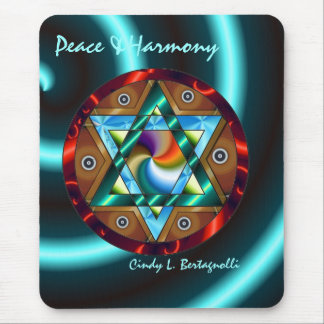 Star of David Peace & Harmony Mouse Mat