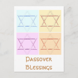 Star of David pop art Postcard