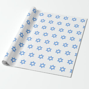 Star of David Print Wrapping Paper