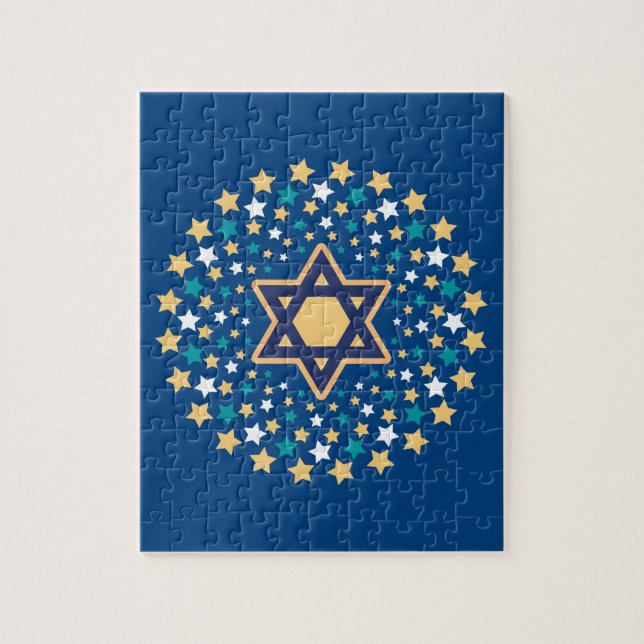 Star of David Puzzle (Vertical)