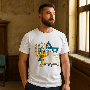 Star of David Religious Mens T-Shirt