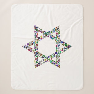 Star of David Sherpa Blanket