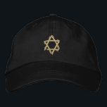Star of David - SRF Embroidered Hat<br><div class="desc">Happy Hannukah or any occasion! Make your statement. Please visit often via my address,  Sharon Rhea Ford,  NBPTS-Art</div>