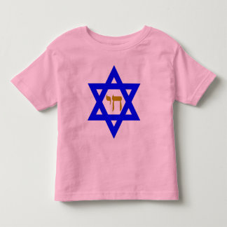 STAR of David & Symbol of LIFE Toddler T-Shirt