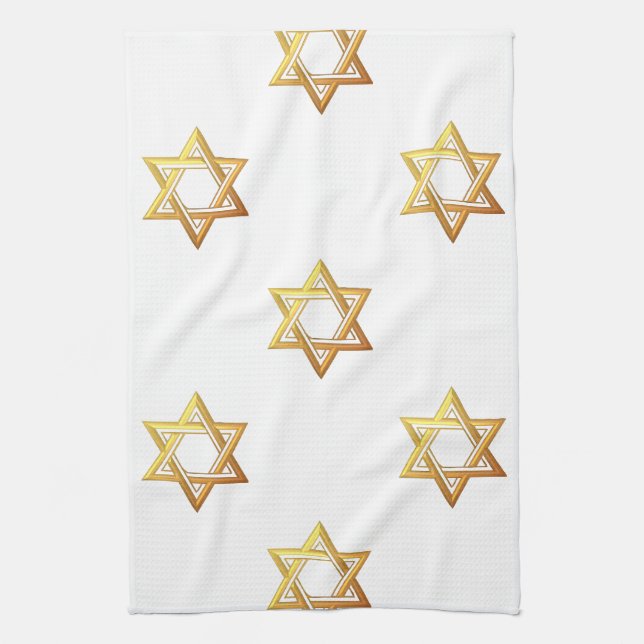 Star of David Tea Towel (Vertical)
