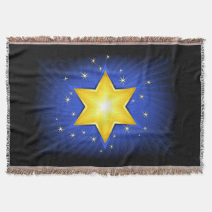 Star of David Throw Blanket
