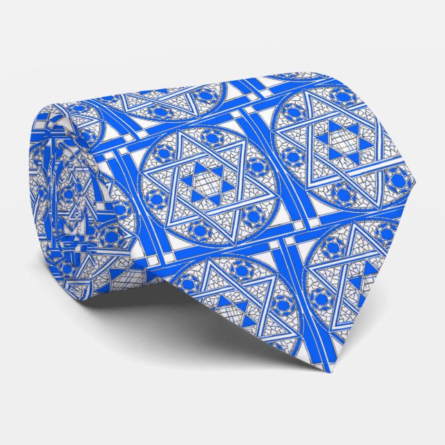 Star of David Tie (Rolled)