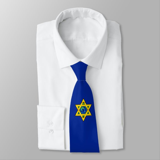 Star of David Tie in Any Colour (Tied)