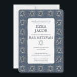 Star of David Tiles Custom Bar Mitzvah B'nai Bat Invitation<br><div class="desc">Perfect card to announce a bar mitzvah, bat mitzvah or other Jewish celebration! Hand made art for you! FULLY CUSTOMIZABLE! Click on “Personalise” above to edit the text. Click "edit using design tool" to adjust the fonts, colours and placements and to delete the back side design if you prefer. Also...</div>