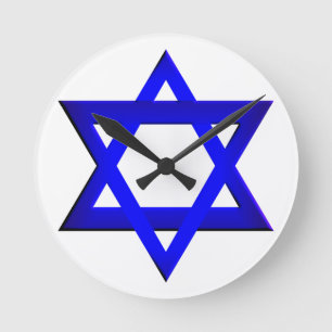 Star of David Wall Clock