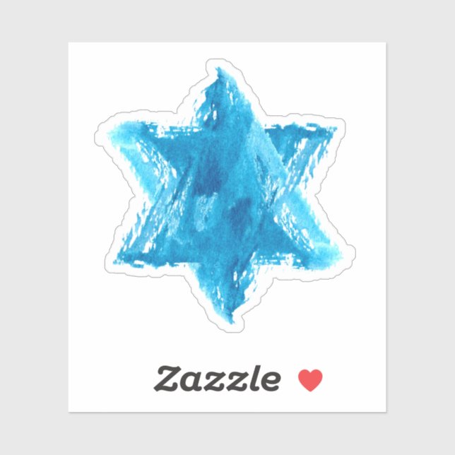 Star of David Watercolor (Sheet)
