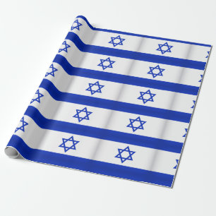 Star of David wrap paper Hanukkah