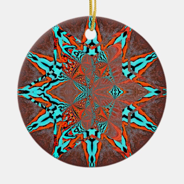 Star of Future Complexity Ceramic Tree Decoration (Front)