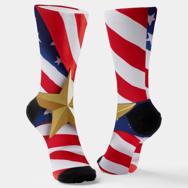 Star of Honour Socks (Angled)