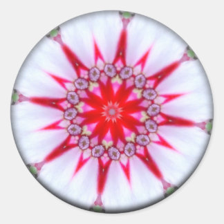 Star of Hope Mandala Classic Round Sticker
