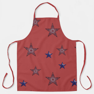 Star of Independence All-Over Print Apron