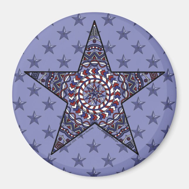 Star of Independence Magnet (Front)