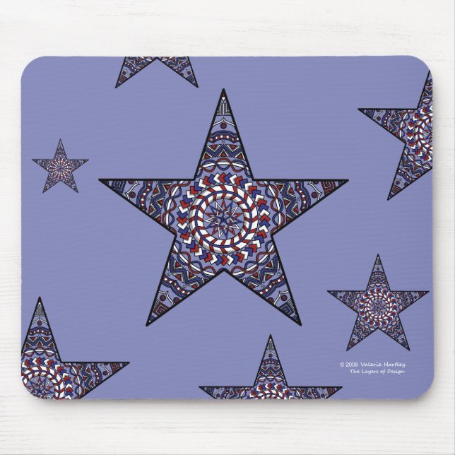 Star of Independence Mousepad (Front)
