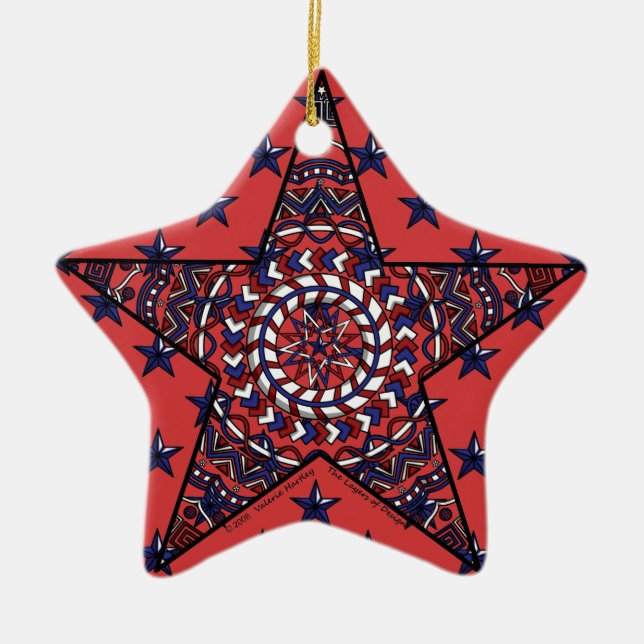 Star of Independence Ornament (Front)