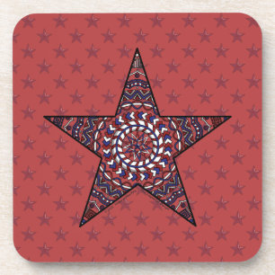 Star of Independence Square Coaster