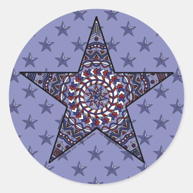 Star of Independence Sticker (Front)