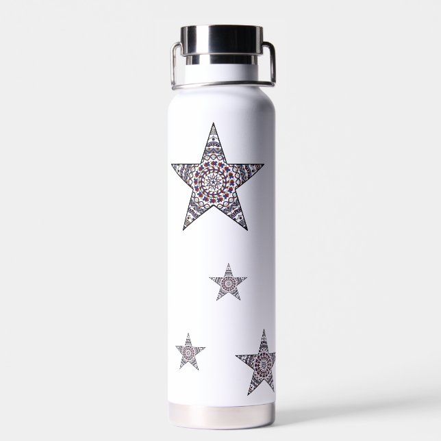 Star of Independence Water Bottle (Back)
