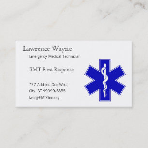 Star of Life Business Card