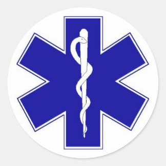 Star of Life Classic Round Sticker