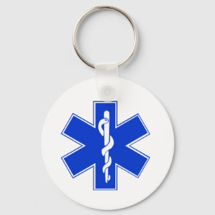 Star of Life / EMT Symbol Key Ring