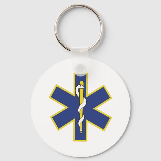 Star of Life Key Ring (Front)