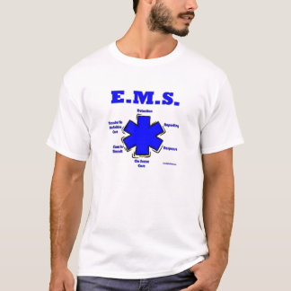 Star Of Life Meaning EMT Shirt