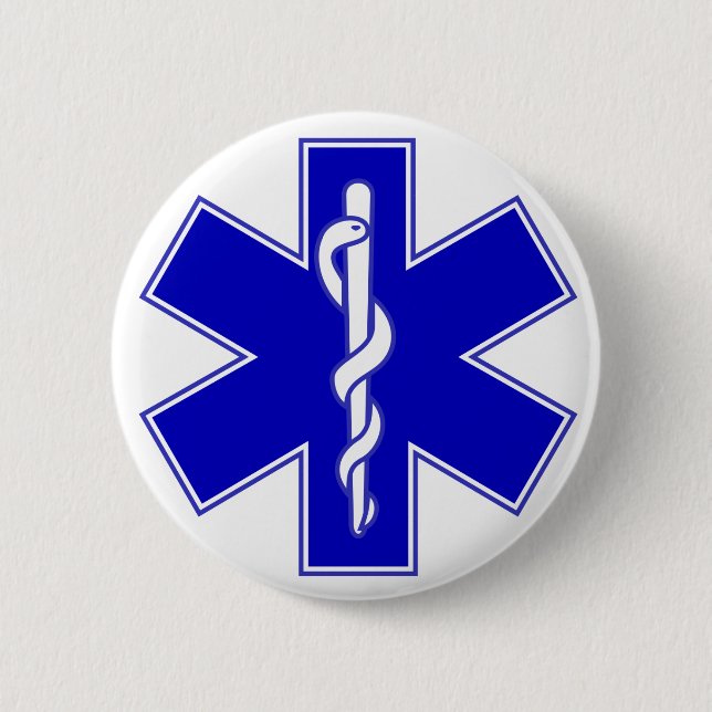 Star of Life Medic Pin (Front)