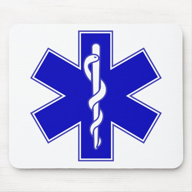 Star of Life Mouse Mat (Front)