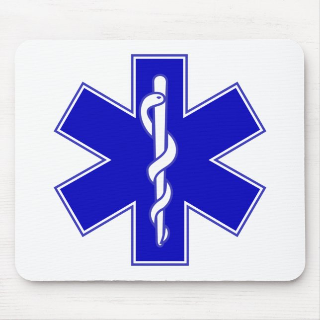 Star of Life Mouse Mat (Front)