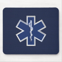 Star of Life Paramedic Carbon Fibre Style