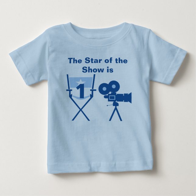 Star of Show Customisable Birthday T-shirt (Front)