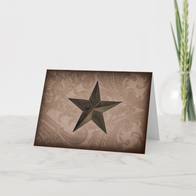 Star of Texas Card (Front)