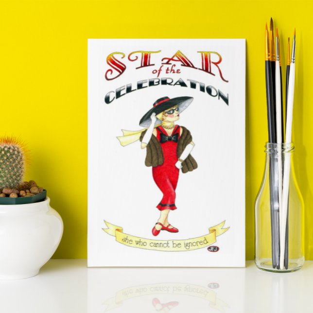 Star of the Celebration Birthday Card (Creator Uploaded)