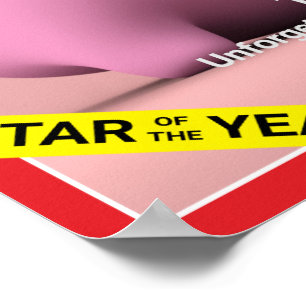 'Star of the Year" Your Own Acting Magazine Cover Poster