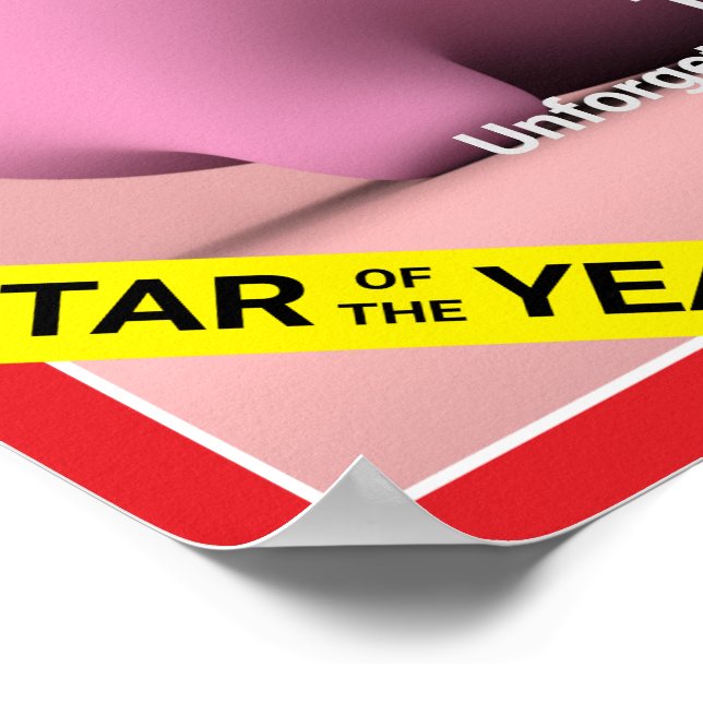 'Star of the Year" Your Own Acting Magazine Cover Poster (Corner)